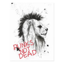 punks not dead postcards