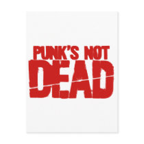 Punk's Not Dead - Video Game Gamer Gaming Post Card