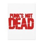 Punk's Not Dead - Video Game Gamer Gaming postcards