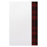 Punky Blood Red Plaid stationery