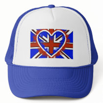 Punky British Love Cap hats
