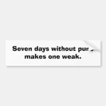 Punny bumber sticker bumper sticker
