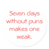 Punny Sticker