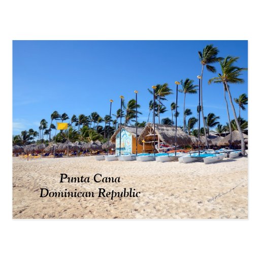 Punta Cana in the Dominican Republic Postcard Zazzle