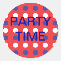 Puntos/pegatinas del tiempo del fiesta de los punt