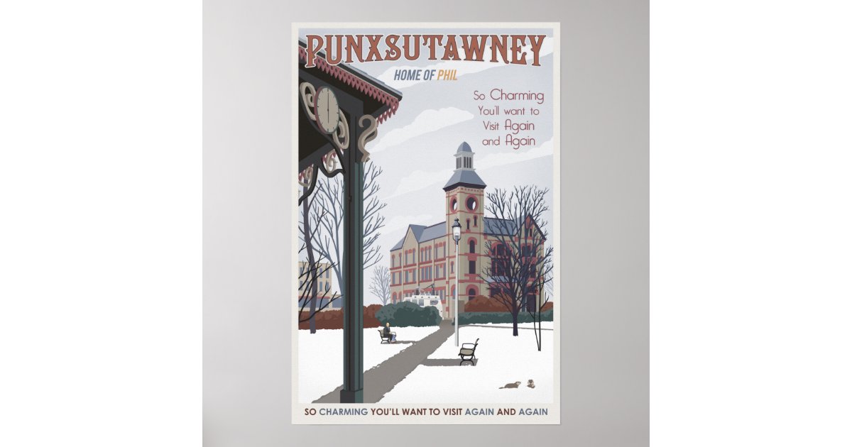 Punxsutawney, Pennsylvania Poster | Zazzle