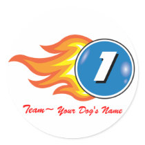 Pup Cup Classic_Team "Your Dog's Name" stickers