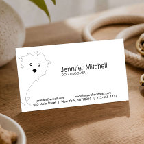 PUP (white) Business Card business cards by 1201am PUP (white) Business Card business cards
