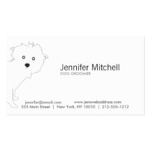 PUP (white) Business Card