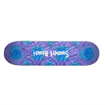 Puple Sweet Ride Skate Board Deck