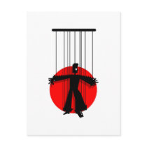 Puppet on Strings postcards by Dentanarts Puppet on Strings postcards