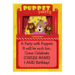 Puppet Party Invitation invitations