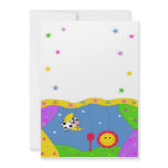 Puppet Show Invitation - Stars &amp; Swirls