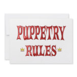 Puppetry Rules Invites