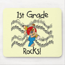 Puppy 1st Grade Rocks T-shirts and Gifts Mouse Mat