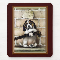 "Puppy, 4 Weeks Old" mousepads by Aquavel "Puppy, 4 Weeks Old" mousepads