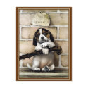 "Puppy, 4 Weeks Old" postcards