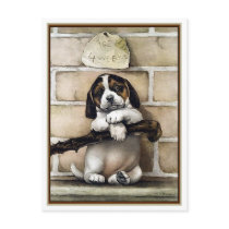 Puppy, 4 Weeks Old postcards by VintagePets Puppy, 4 Weeks Old postcards