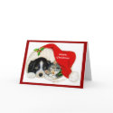 Puppy and Kitten Christmas Cards by ChristmasByDezign Puppy and Kitten Christmas Cards