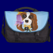 Puppy and Nature Lap Top commuterbag