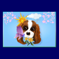Puppy and Nature Yard Sign posters