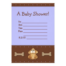 Puppy Baby Shower Invitation