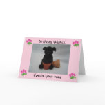 Puppy birthday wishes greeting cards