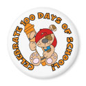 Puppy Celebrate 100 Days magnets