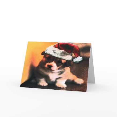 Puppy Christmas Card card