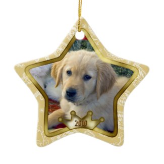Puppy Christmas Ornament ornament