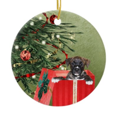 Puppy Christmas Ornament