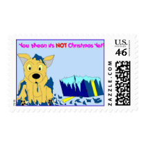 Puppy Christmas postage