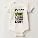 Puppy Dog Baby Bodysuit t-shirts