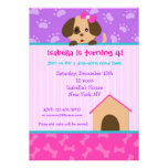 Puppy Dog Birthday Party Invitations