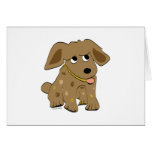Puppy Dog Greeting Card