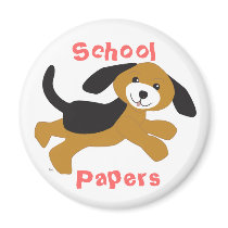 Puppy Dog Magnet by imagefactory Puppy Dog Magnet