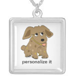 Puppy Dog Personalized Necklace