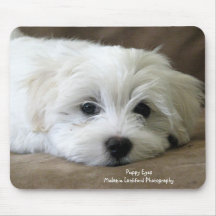 Puppy Eyes Mousepad