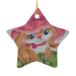 puppy girl ornament