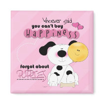 Puppy Happiness magnets by KrispysKingdom Puppy Happiness magnets