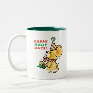 Happy Holly Days mug