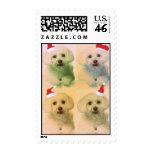 Puppy Holiday Stamps
