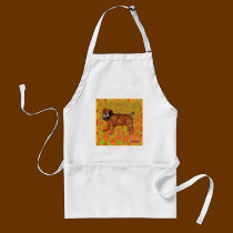 Puppy in Garden aprons