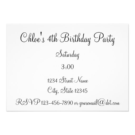 Puppy in Party Hat Birthday Invitation