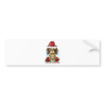 Puppy in Snow bumper stickers