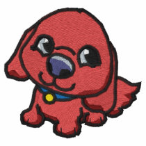 Puppy Irish Setter Embroidered Shirt embroidered shirts by MenagerieMayhem Puppy Irish Setter Embroidered Shirt embroidered shirts