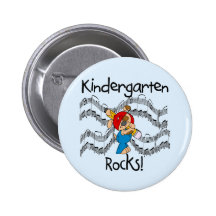 Puppy Kindergarten Rocks Tshirts and Gifts Pinback Buttons