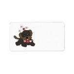 Puppy Kisses Address Label