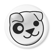 Puppy logo magnet magnets
