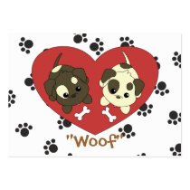Puppy Love business cards by candystore Puppy Love business cards